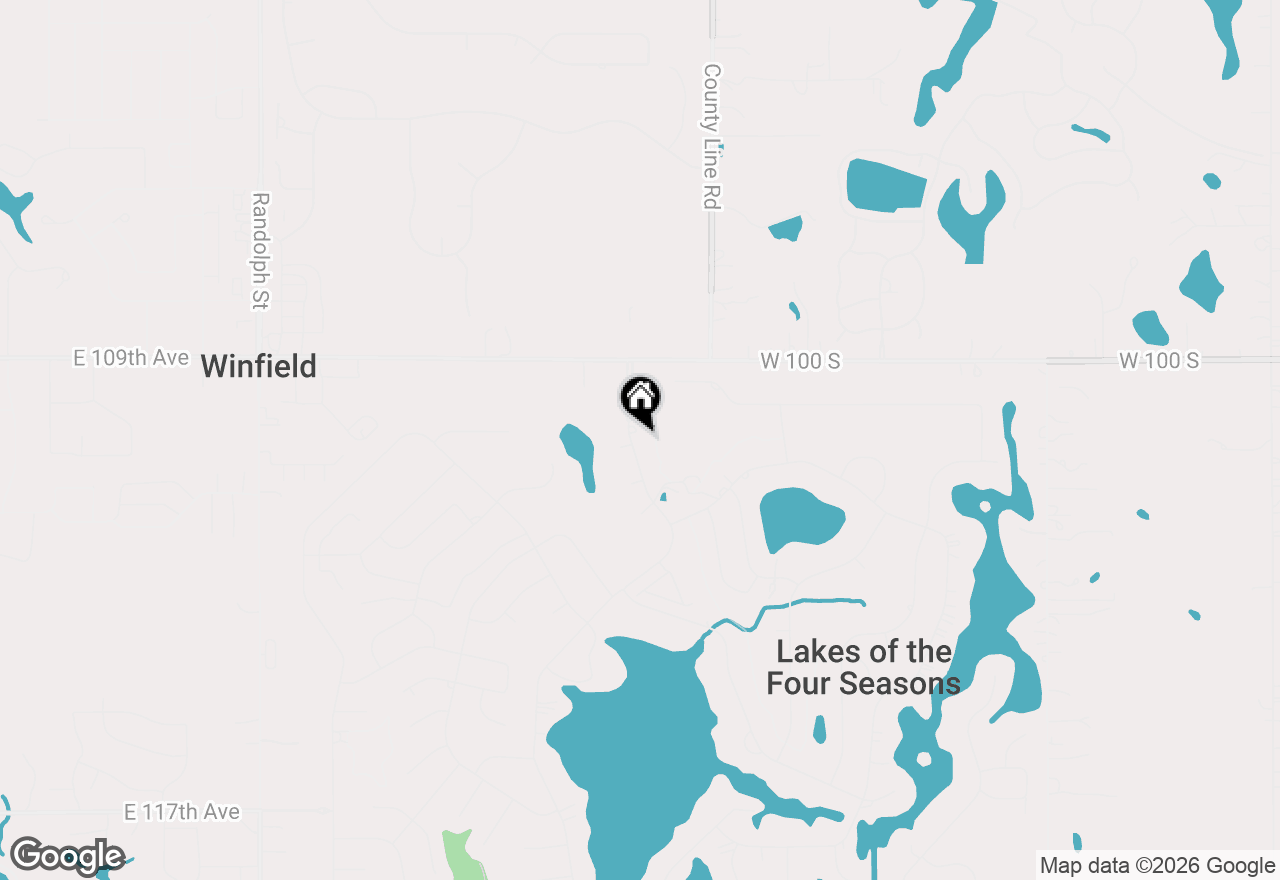 Map of 4344 N Lakeshore Drive, Crown Point, IN 46307