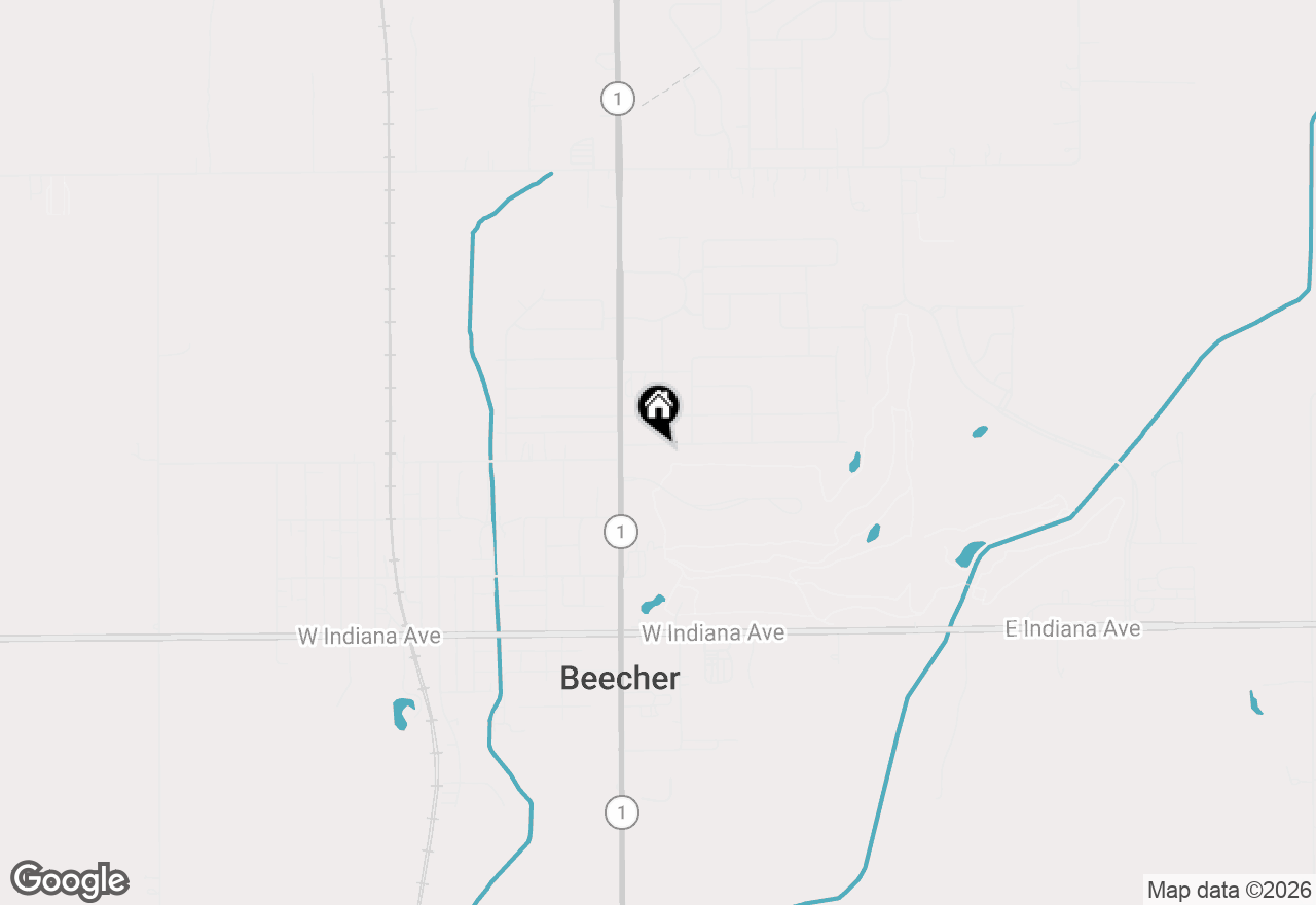 Map of 432 Miller Street, Beecher, IL 60401