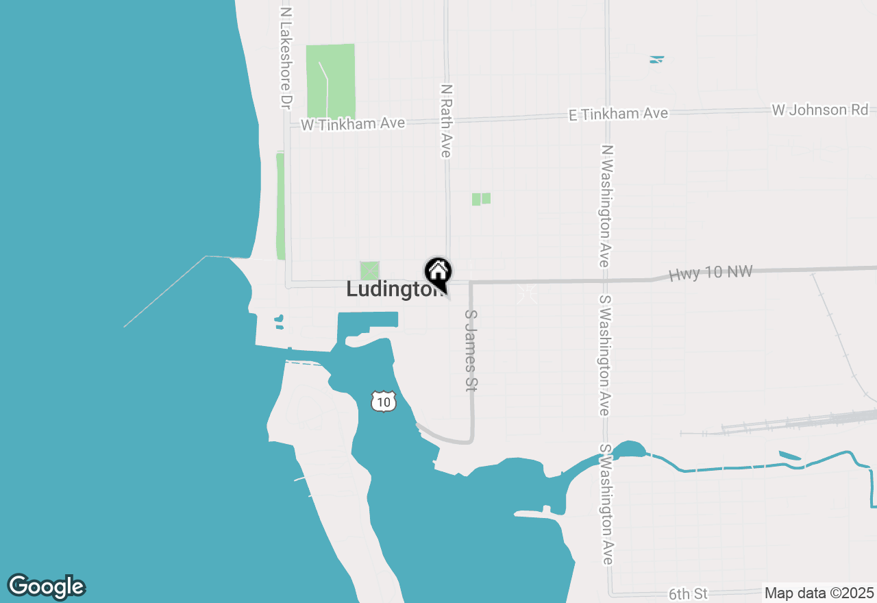 Map of 200 W Loomis Street #S 31, 32, & 33, Ludington, MI 49431
