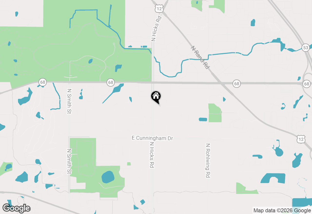 Map of 418 E Thornhill Lane #418, Palatine, IL 60074