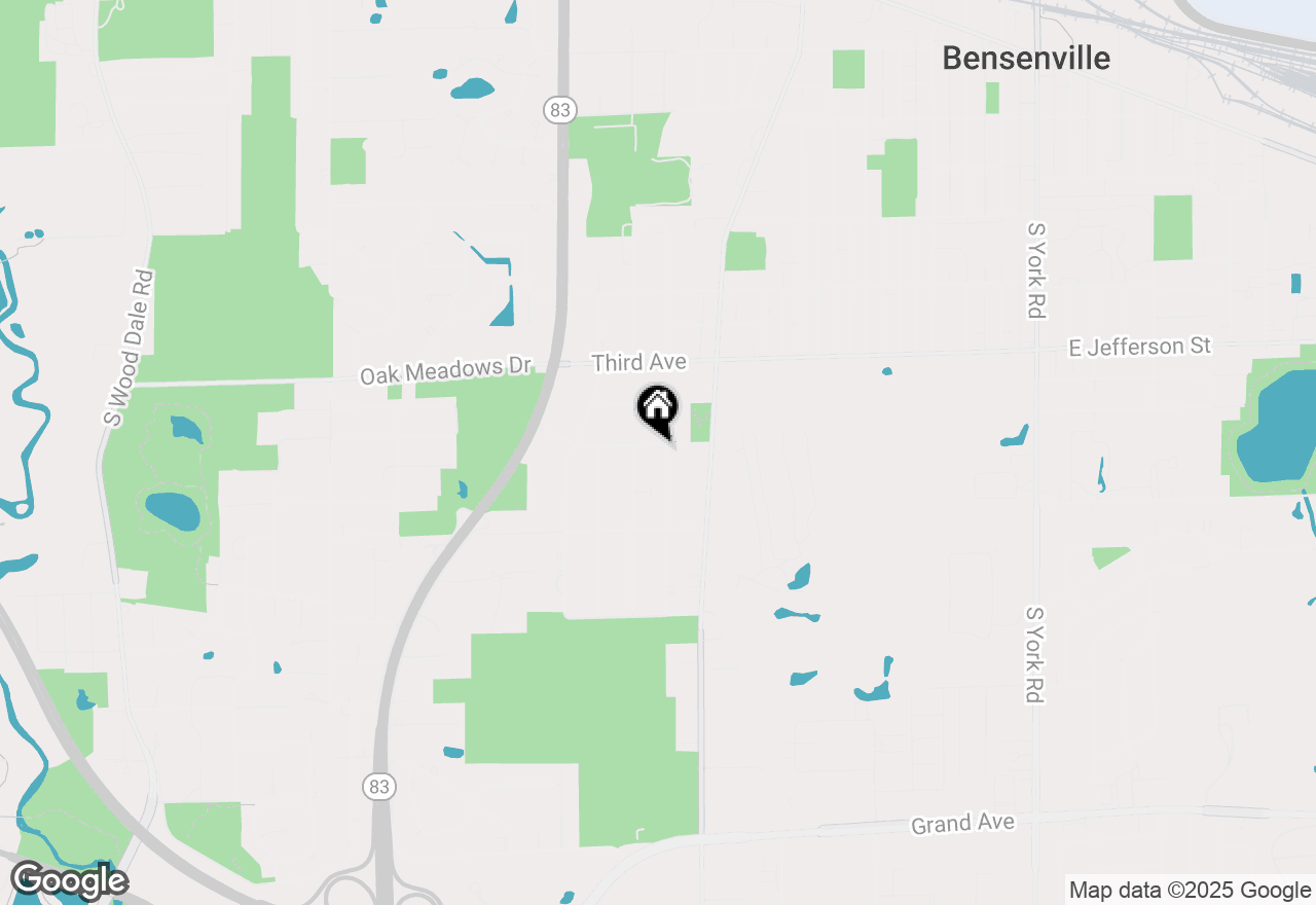 Map of 16W639 Red Oak Avenue, Bensenville, IL 60106