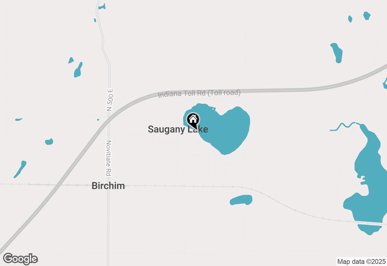 Map of 5613 E Saugana Trail, Rolling Prairie, IN 46371