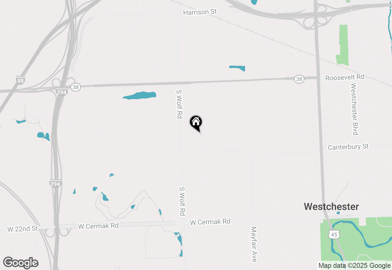 Map of 1500 Boeger Avenue, Westchester, IL 60154