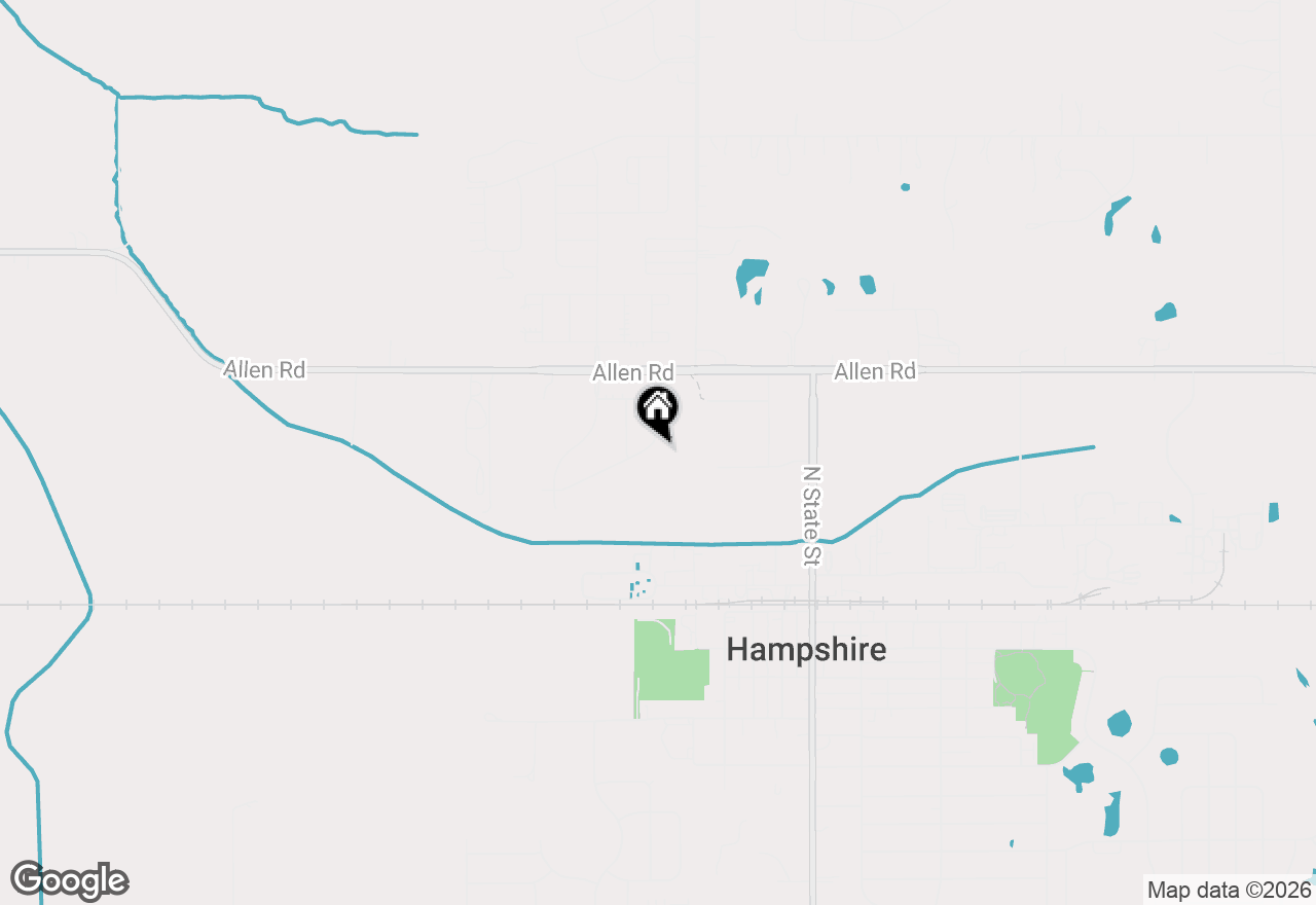 Map of 351 Campion Drive, Hampshire, IL 60140