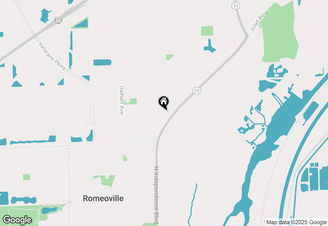 Map of 2 Ambassador Avenue, Romeoville, IL 60446