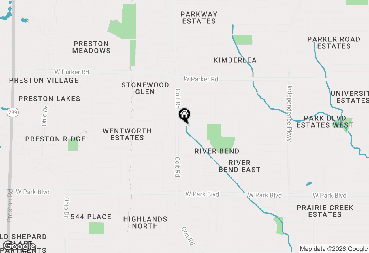 Map of 2616 Ellis Court, Plano, TX 75075