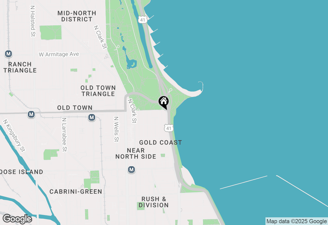 Map of 1550 N Lake Shore Drive #23GE, Chicago, IL 60610