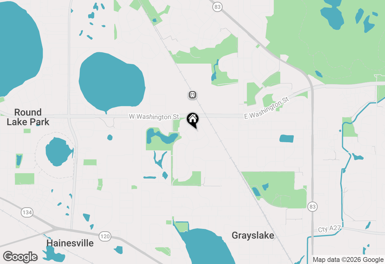 Map of 842 Deep Woods Court, Grayslake, IL 60030