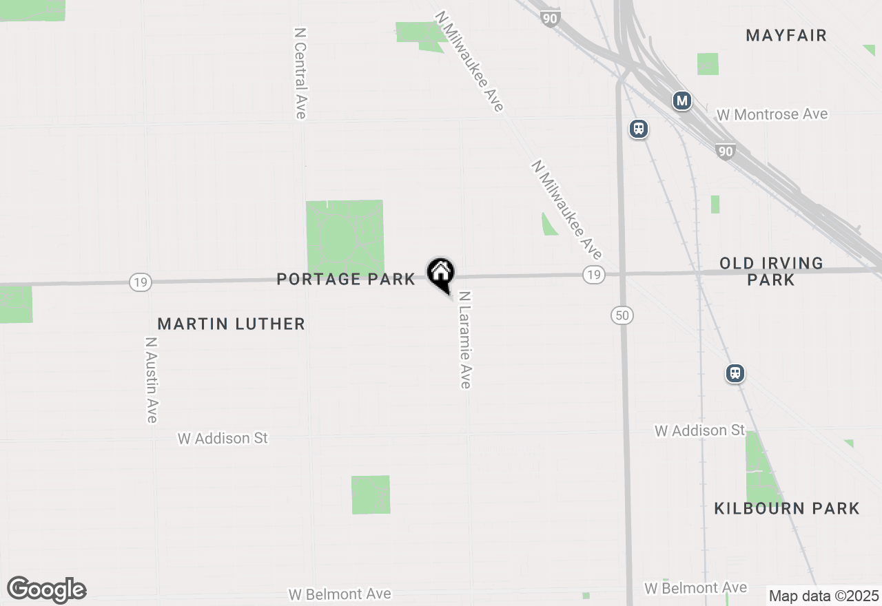 Map of 5237 W Dakin Street, Chicago, IL 60641