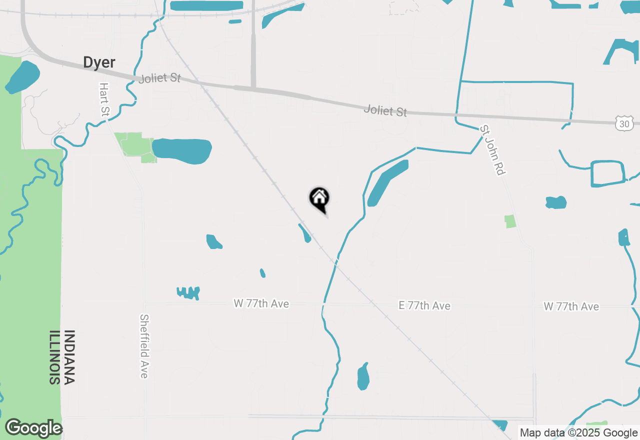 Map of 2560 Fossil Stone Road, Dyer, IN 46311