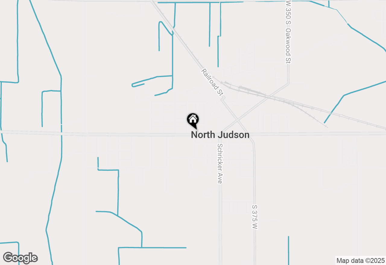 Map of 104 George Street, North Judson, IN 46366