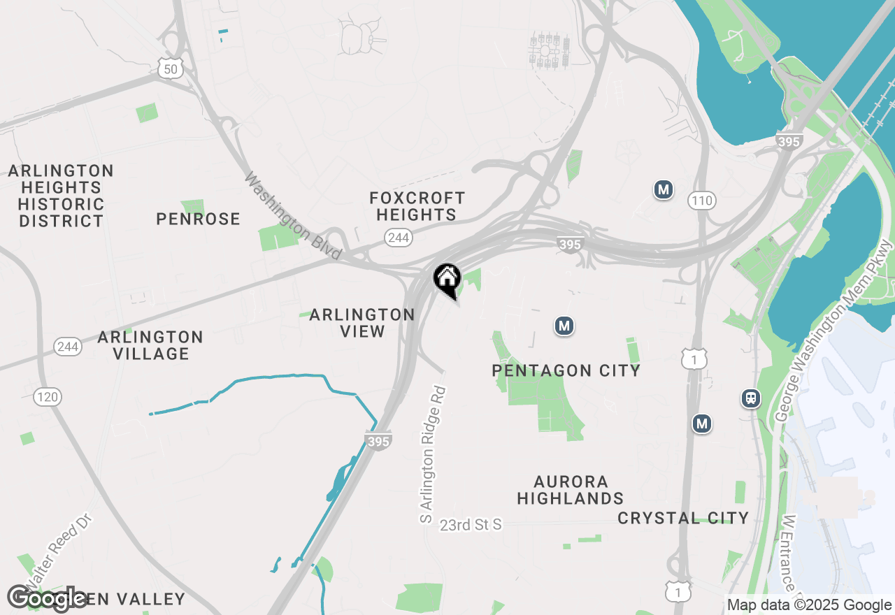 Map of 1300 Army Navy Drive #612, Arlington, VA 22202