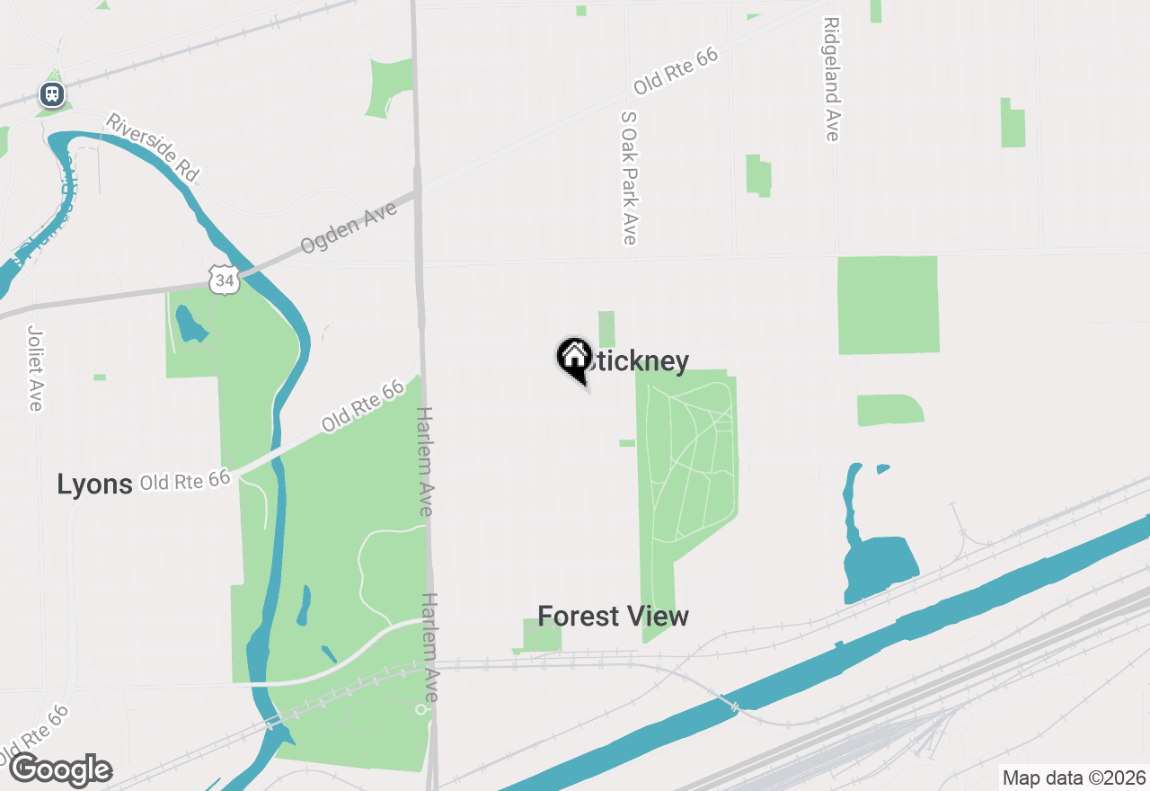 Map of 4137 Clinton Avenue, Stickney, IL 60402