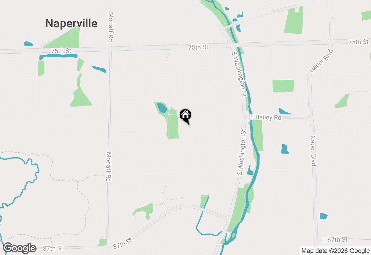 Map of 1644 Verdin Lane, Naperville, IL 60565