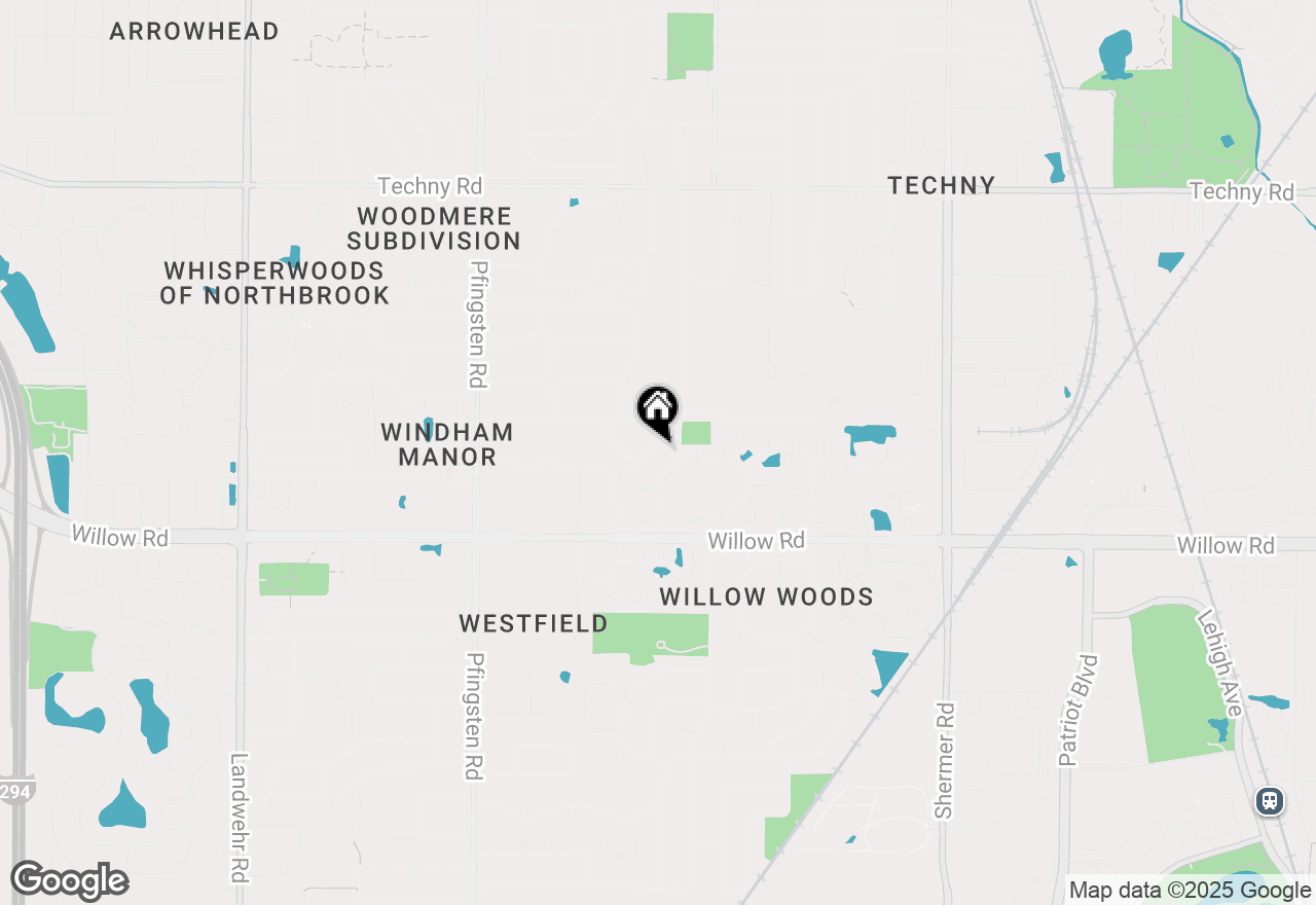 Map of 2423 The Strand, Northbrook, IL 60062