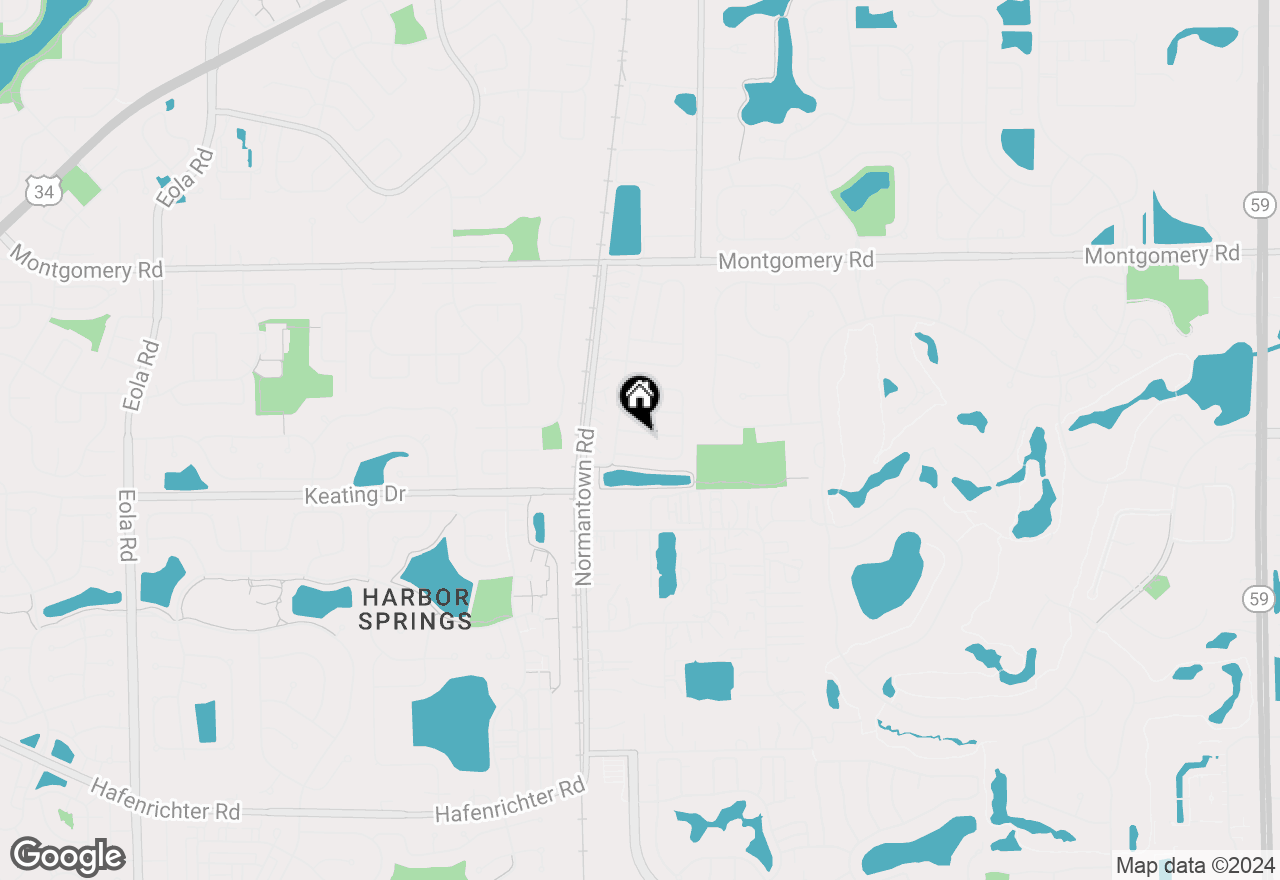 Map of 3387 Wilkes Drive, Naperville, IL 60564