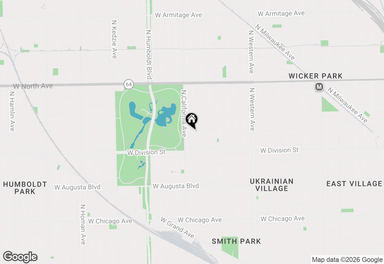 Map of 2734 W Potomac Avenue #2, Chicago, IL 60622