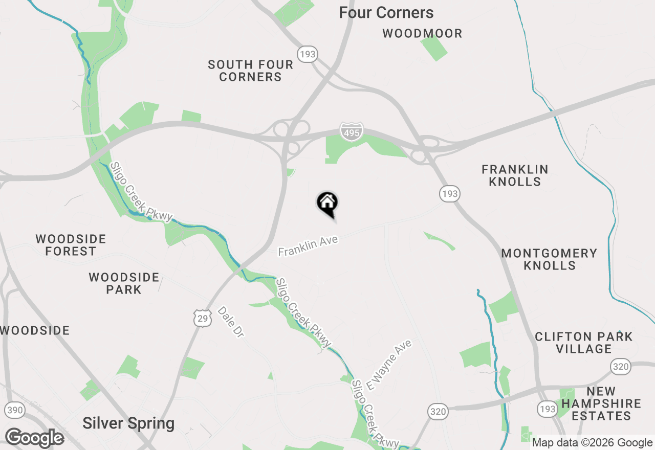 Map of 203 Baden Street, Silver Spring, MD 20901