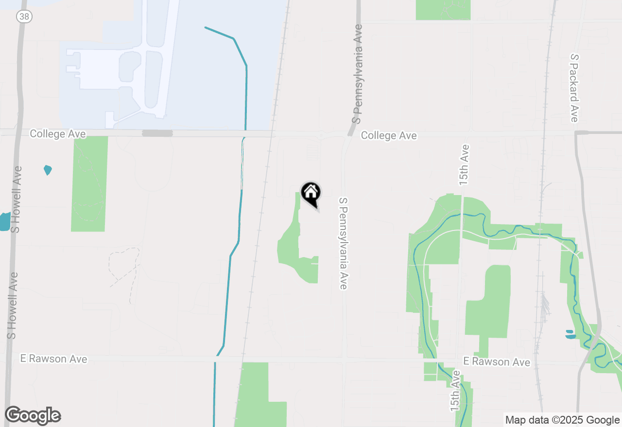 Map of 2091 E Spruce Ct, Oak Creek, WI 53154