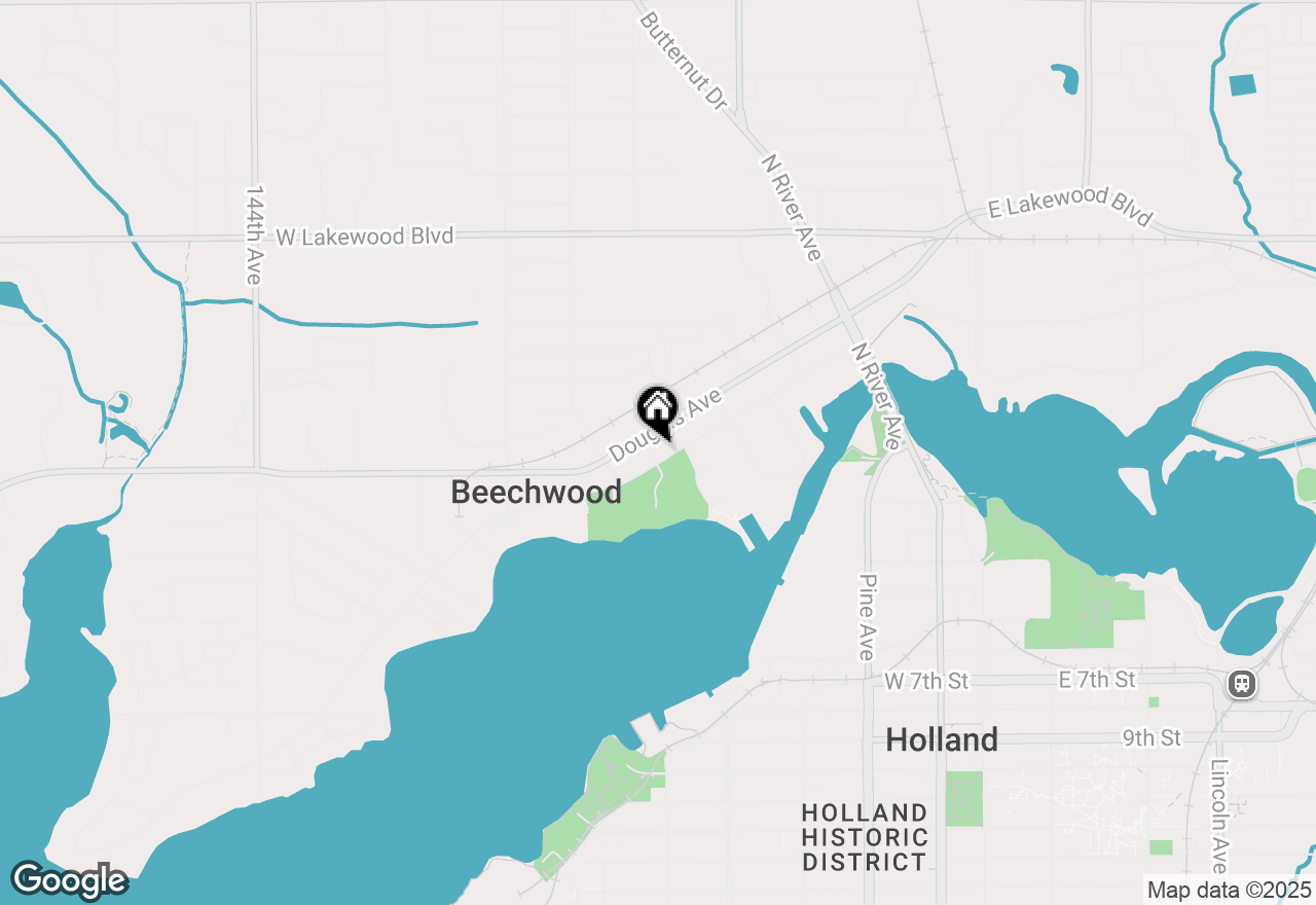 Map of 287 Howard Avenue, Holland, MI 49424