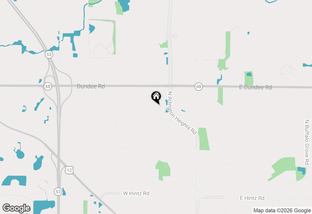 Map of 6 Villa Verde Drive #201, Buffalo Grove, IL 60089