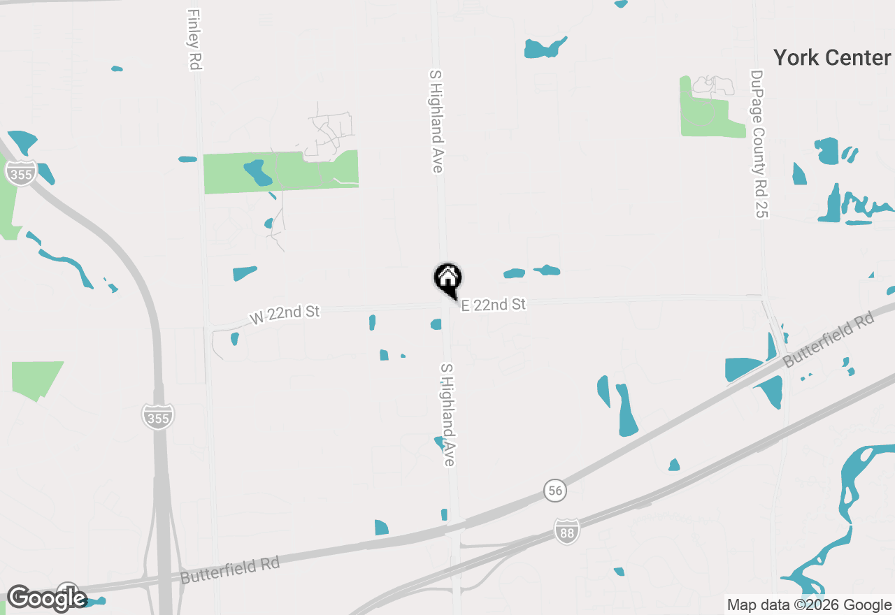 Map of 2201 S Highland Avenue #4L, Lombard, IL 60148