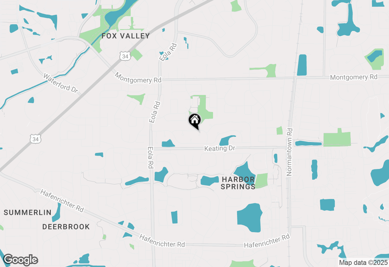 Map of 2723 Emma Circle, Aurora, IL 60504