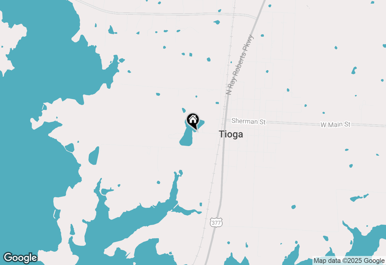 Map of 100 S Texas Street, Tioga, TX 76271