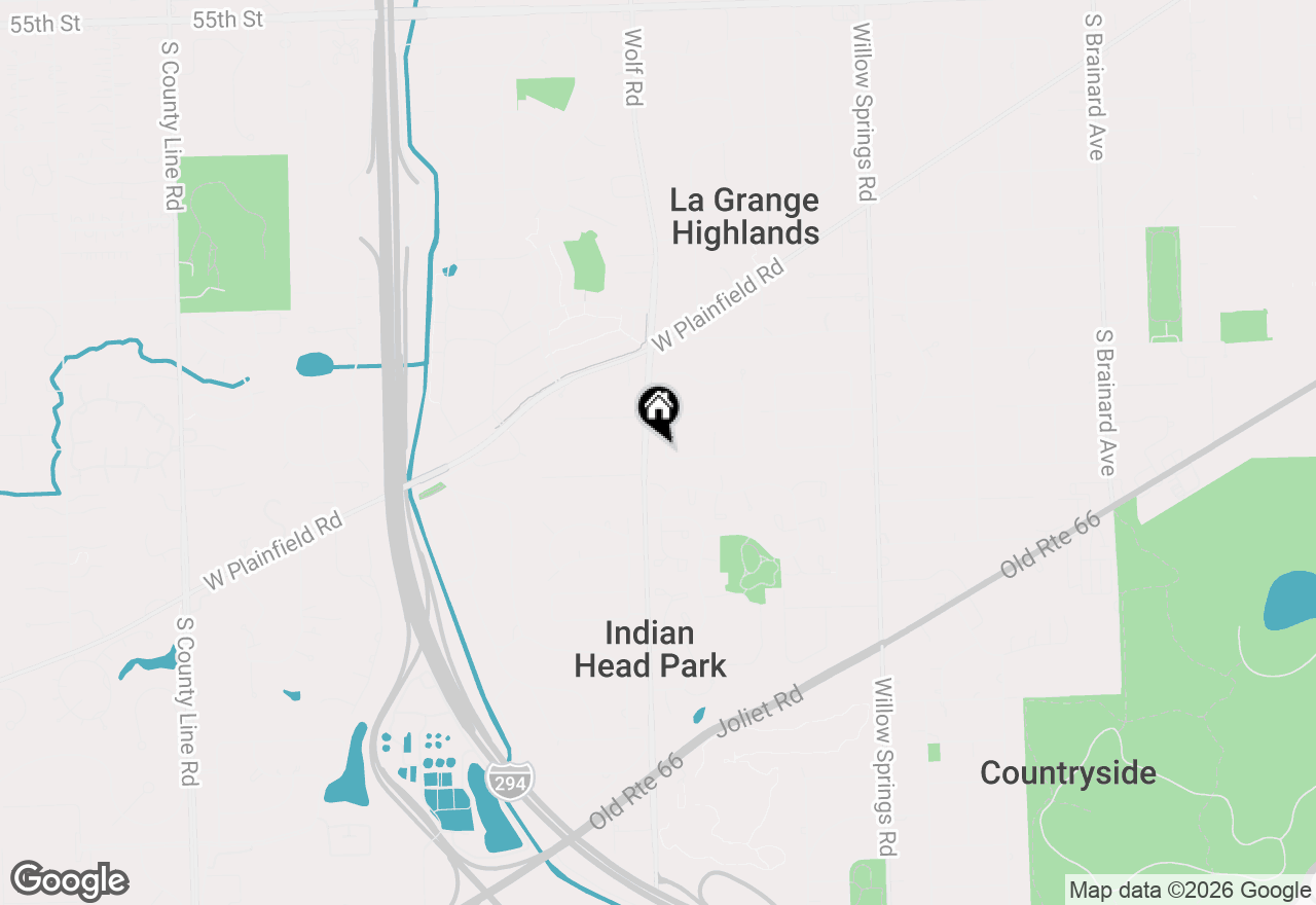 Map of 6224 Edgebrook Lane, Indian Head Park, IL 60525