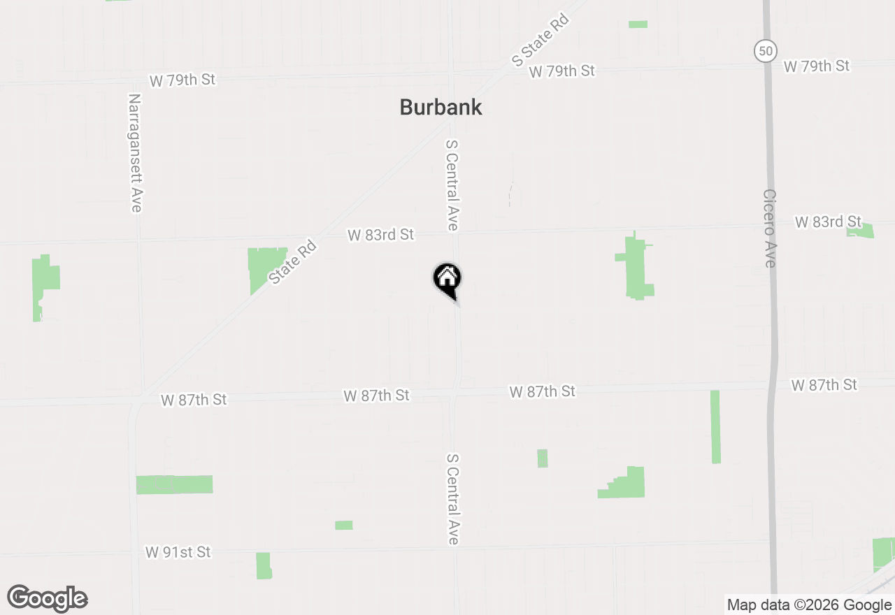 Map of 5610 W 85th Street, Burbank, IL 60459