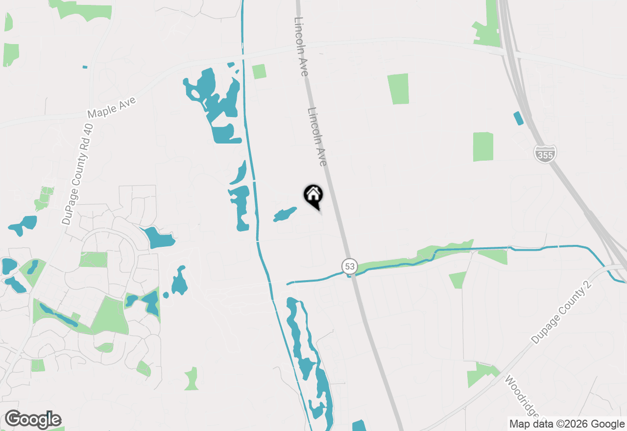 Map of 1121 River Bend Lane, Lisle, IL 60532