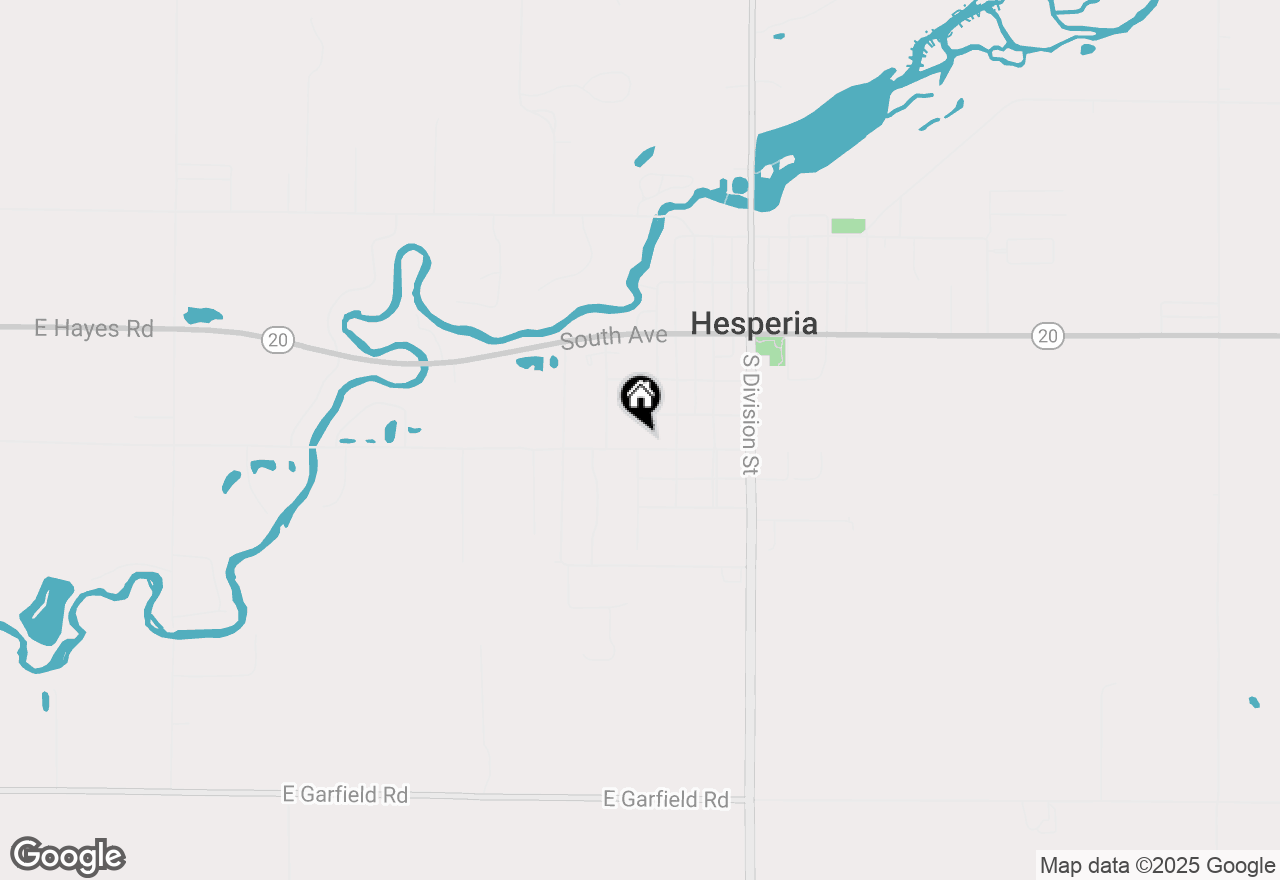 Map of 249 Hawley Street, Hesperia, MI 49421