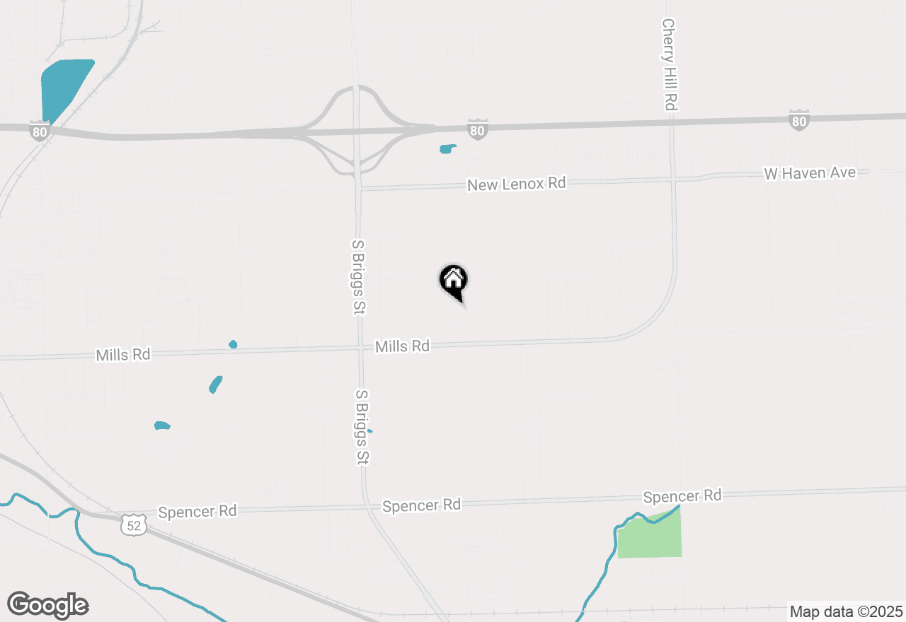 Map of 1117 Anderson Avenue, Joliet, IL 60433