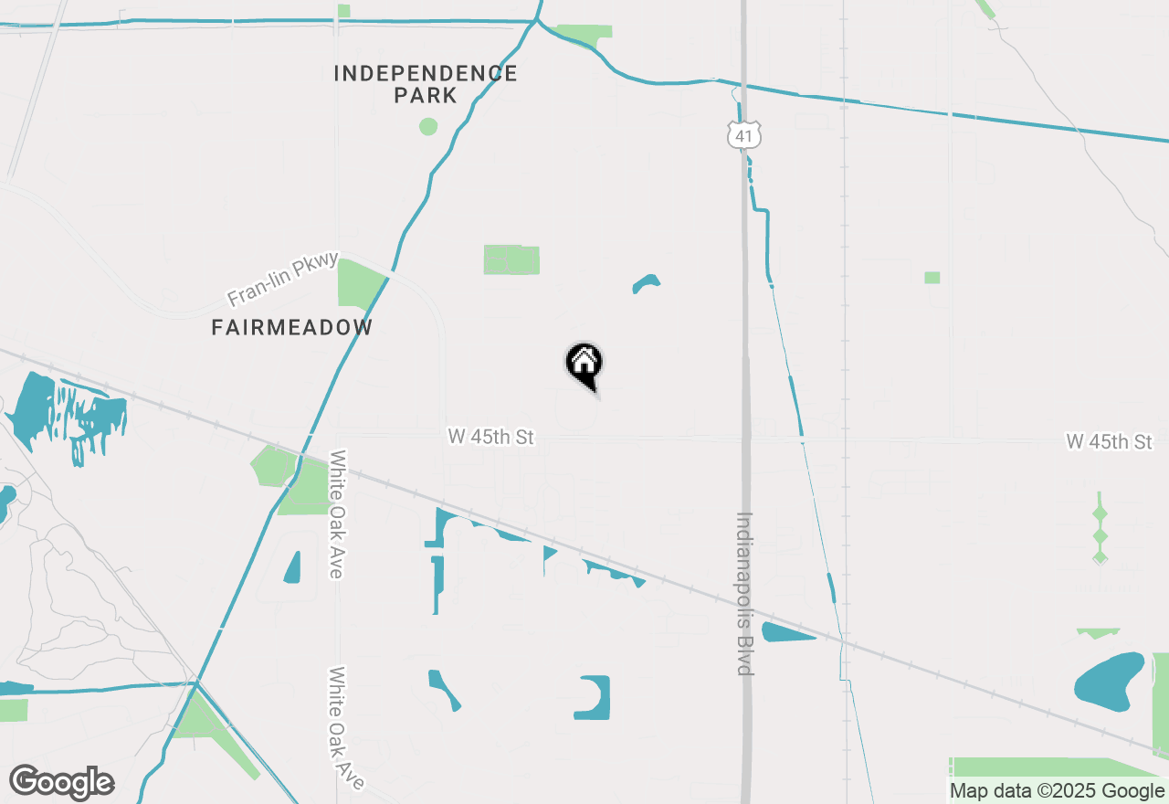 Map of 2049 W 45th Street #207, Highland, IN 46322
