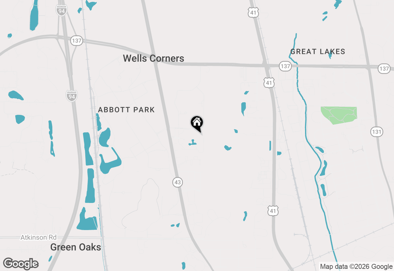 Map of 12900 W Heiden Circle #4301, Lake Bluff, IL 60044