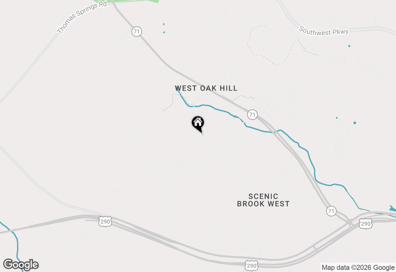 Map of 7012 Halesboro Dr, Austin, TX 78736