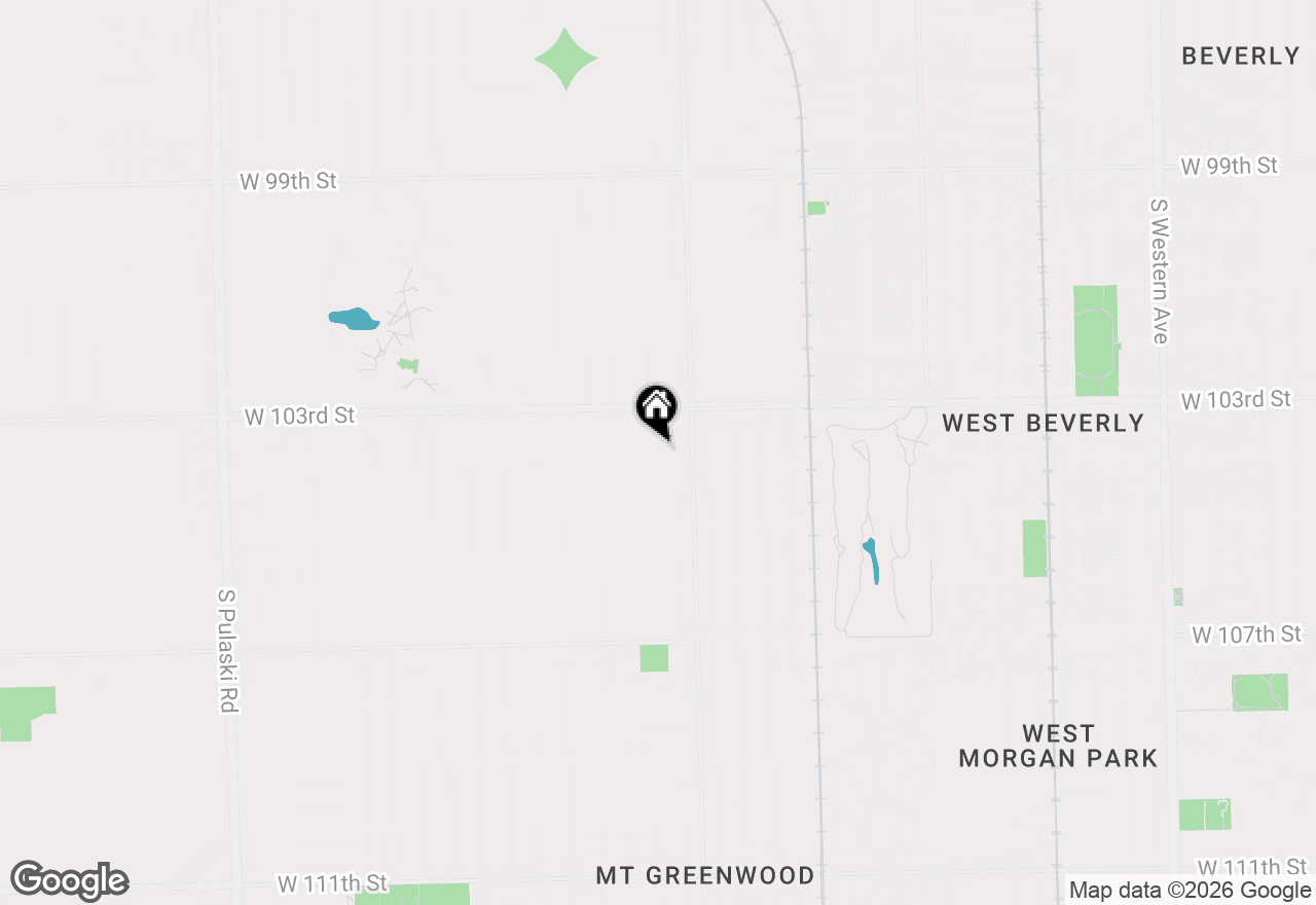 Map of 10344 S Sawyer Avenue, Chicago, IL 60655