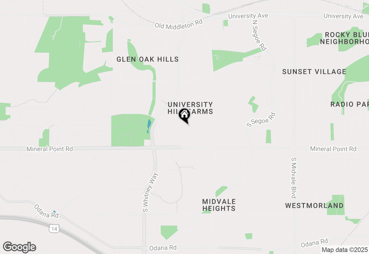 Map of 5125 South Hill Drive, Madison, WI 53705