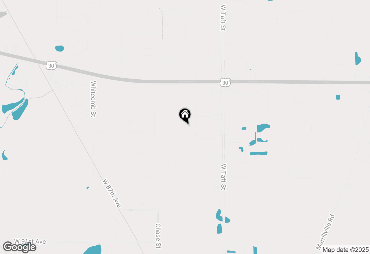 Map of 2745 W 83rd Lane, Merrillville, IN 46410