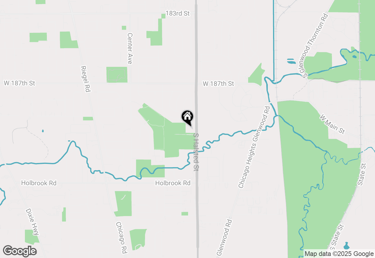 Map of 18954 Boulder Court, Homewood, IL 60430