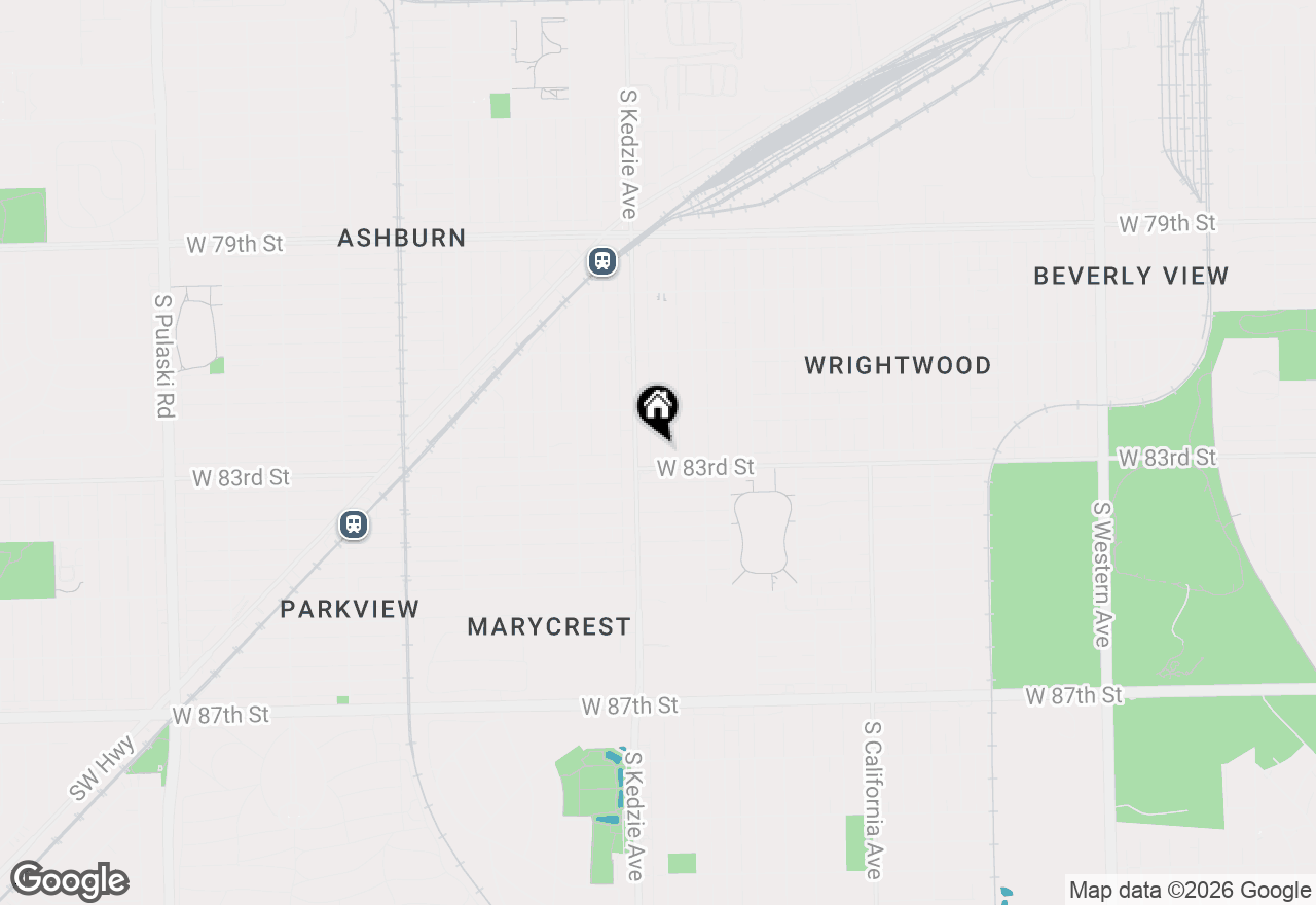 Map of 8244 S Troy Street, Chicago, IL 60652