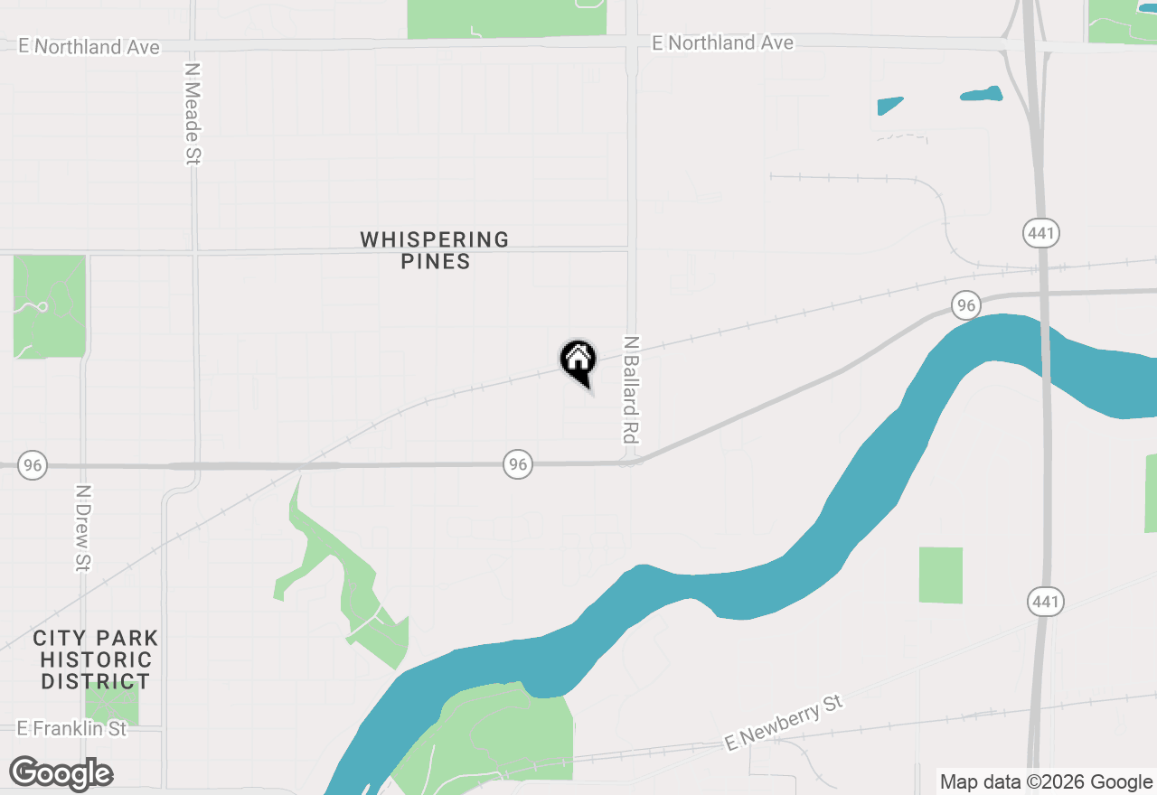 Map of 52 Woodmere Ct #54, Appleton, WI 54911