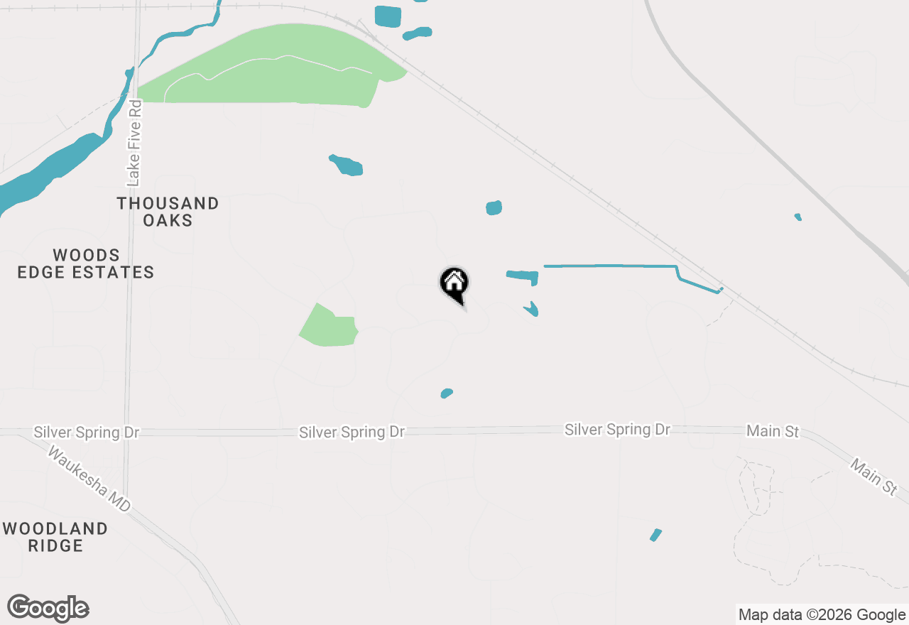 Map of N70W26516 Wilderness Way, Lisbon, WI 53089