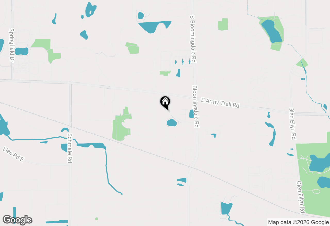 Map of 119 Garland Court, Glendale Heights, IL 60139
