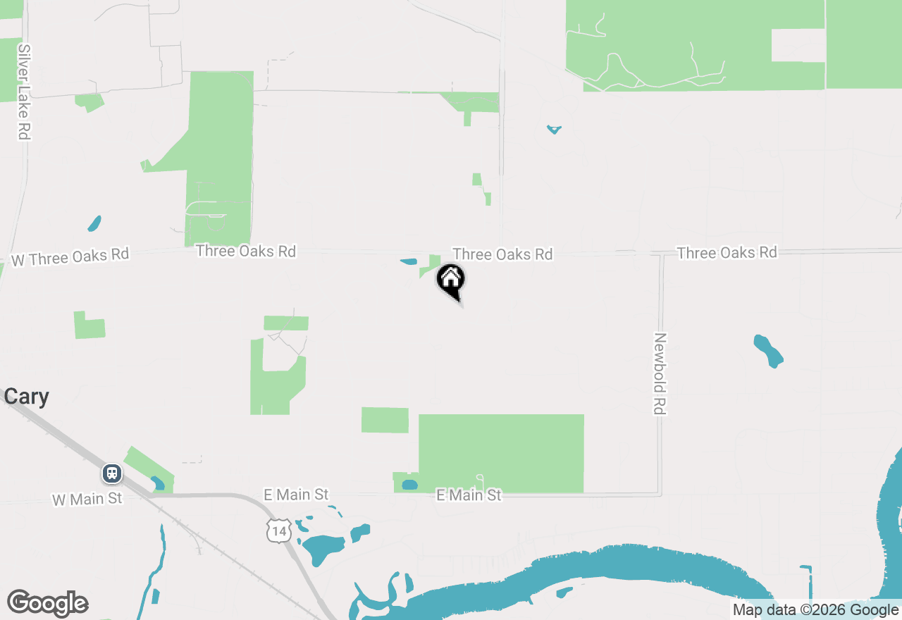 Map of 845 Crabtree Lane, Cary, IL 60013