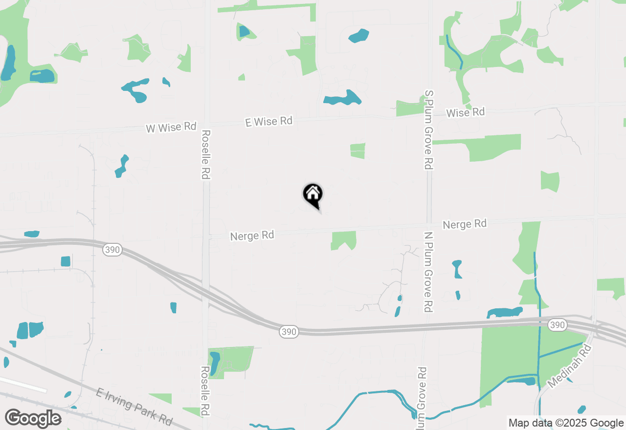 Map of 335 Council Court, Schaumburg, IL 60193