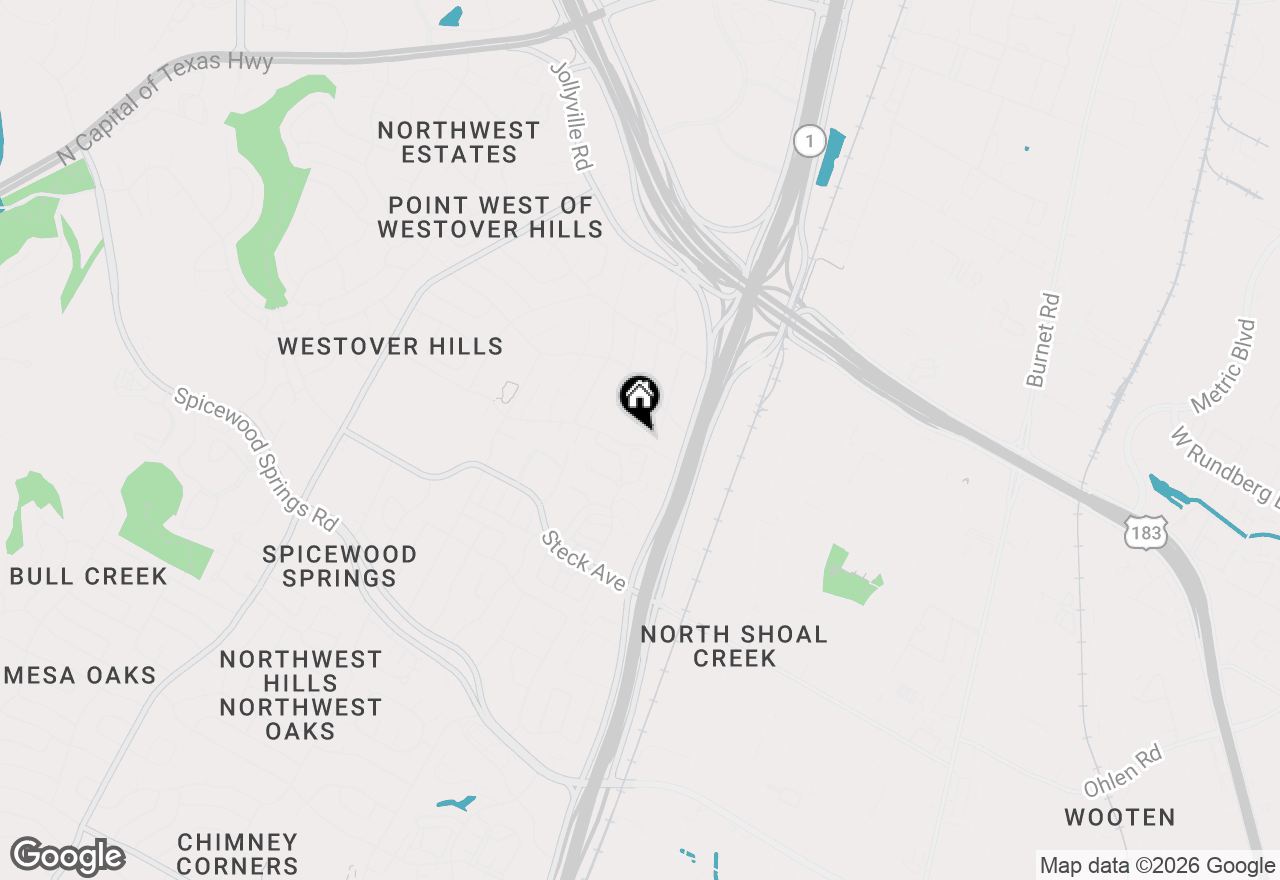 Map of 3601 Serena Woods Ct, Austin, TX 78759