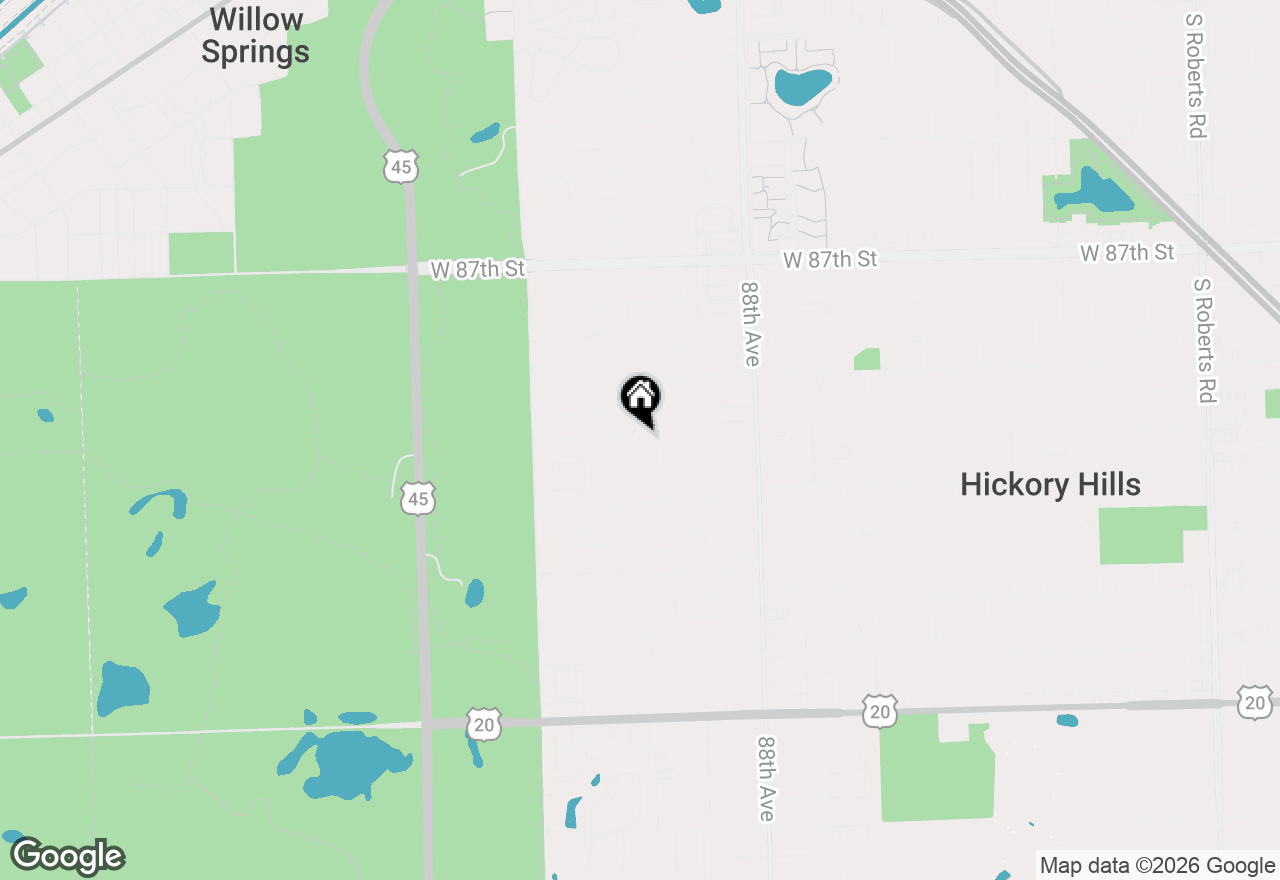 Map of 8941 Golden Oak Court, Hickory Hills, IL 60457