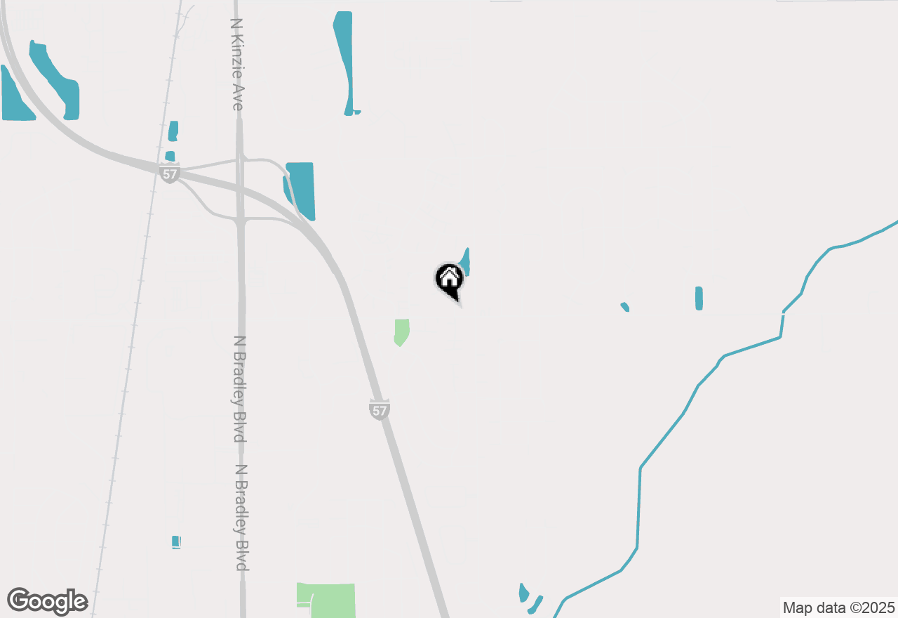 Map of 1394 E Armour Road, Bourbonnais, IL 60914