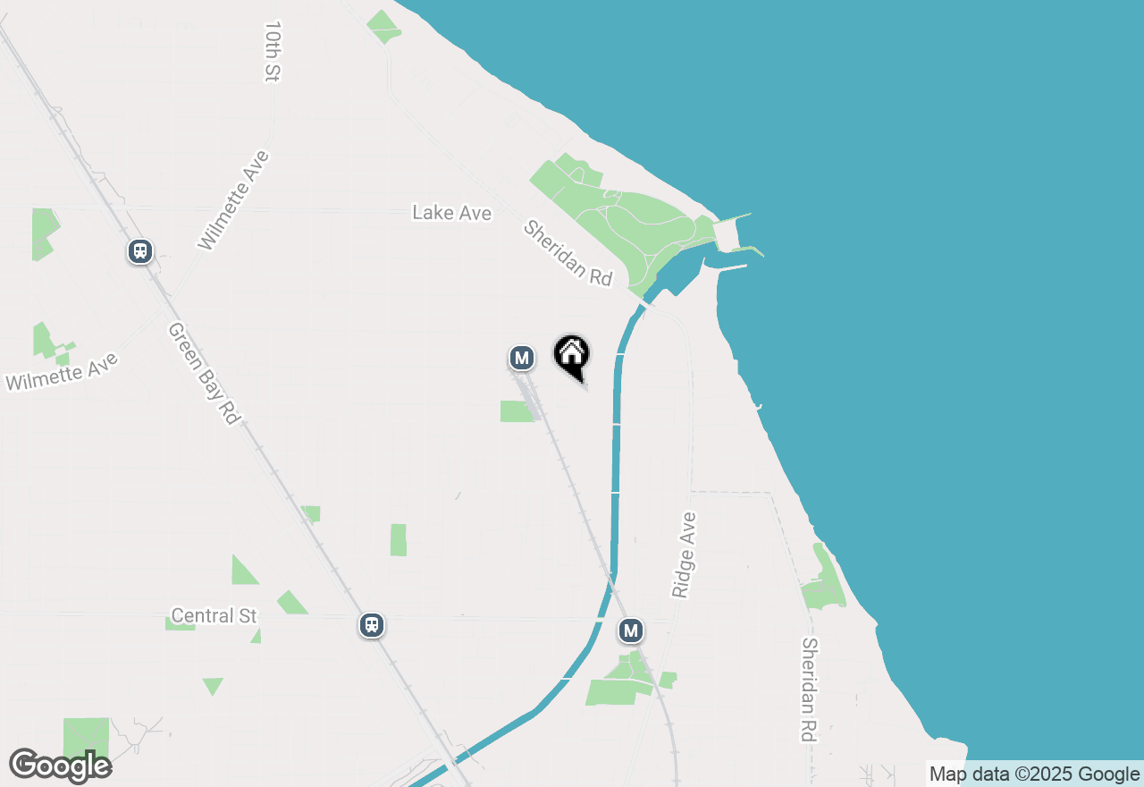 Map of 237 Laurel Avenue, Wilmette, IL 60091